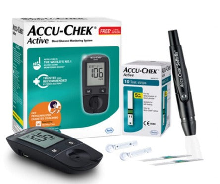 Accu-Chek Active Blood Glucose Glucometer Kit