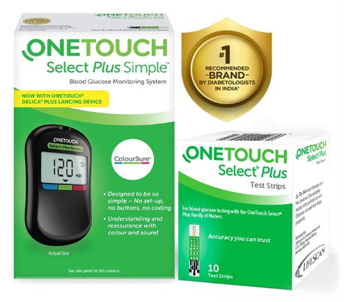 OneTouch Select Plus Simple Glucometer