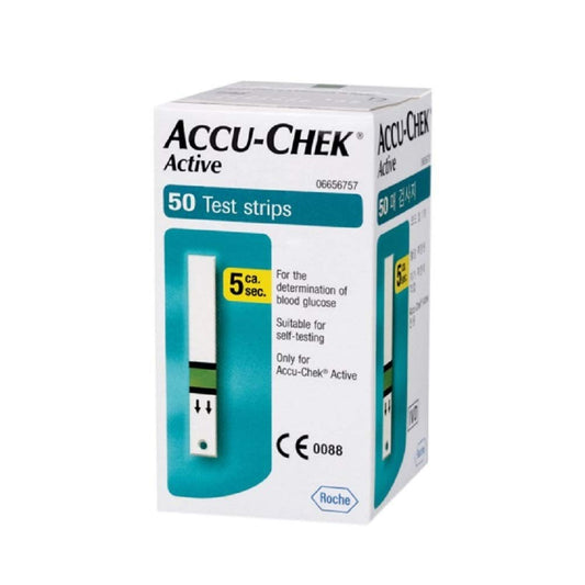 Accu-chek Active strips for blood sugar level test(pack of 50)