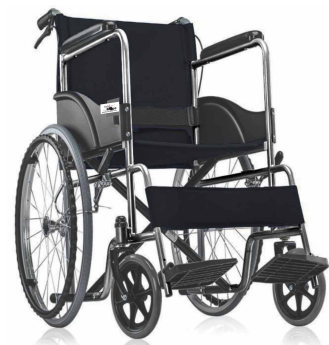 Mediquip Premium Basic Wheelchair Chrome